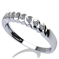 Ring Gemoro Woman in White Gold Diamante 0.07 Ct TFF255BIA07 - TFF255BIA07